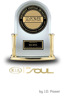 2016 SOUL - 'Highest Ranked Compact Multi-Purpose Vehicle In Initial Quality in the U.S. Two Years In A Row' by J.D. Power