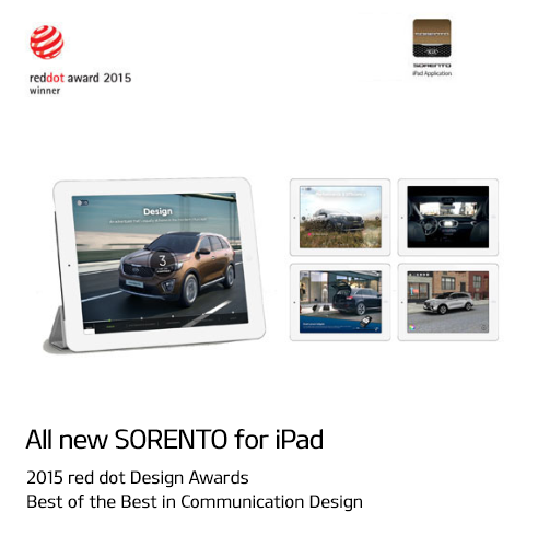 All NEW Sorento for iPad - 2015 red dot Design Awards Best of the Best in Communication Design
